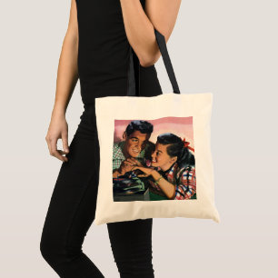 Bolsa Tote Vintage Romance, Segundo grau querida no amor