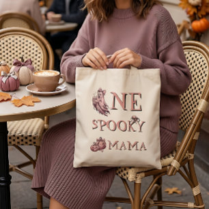 Bolsa Tote Vintage Rosa Uma Coquette Mamãe Assustadora Café F