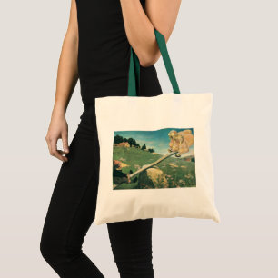 Bolsa Tote Vintage See Saw Margery Daw, Jessie Willcox Smith