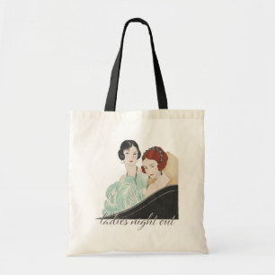 Bolsa Tote Vintage. Senhoras do art deco