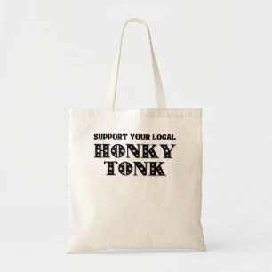 Bolsa Tote Vintage Southern Honky Tonk Support Local Nashvill