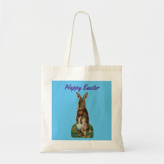 Bolsa Tote Vintage StandBunny (Frente)