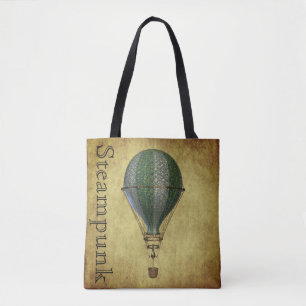 Bolsa Tote Vintage Steampunk Balloon