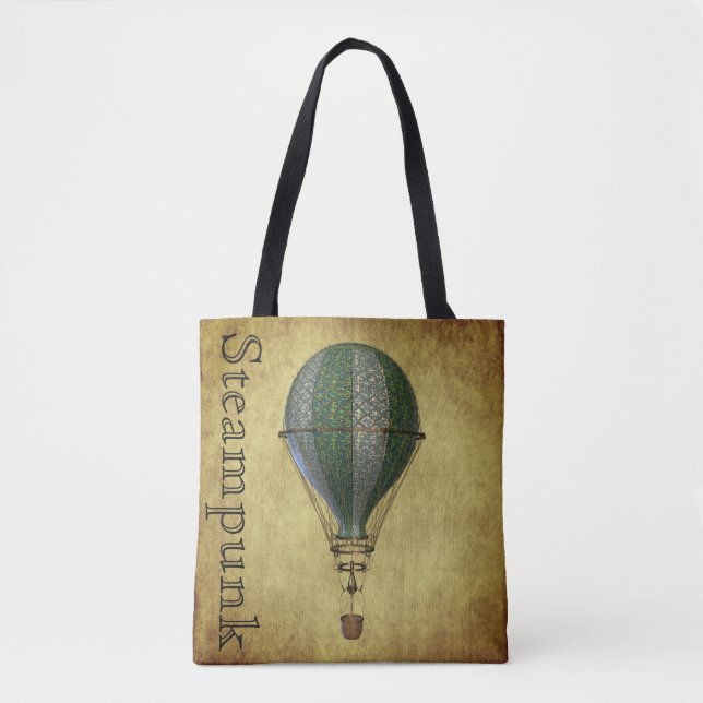 Bolsa Tote Vintage Steampunk Balloon (Frente)