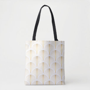 Bolsa Tote Vintage style elegant floral art deco repete fan p