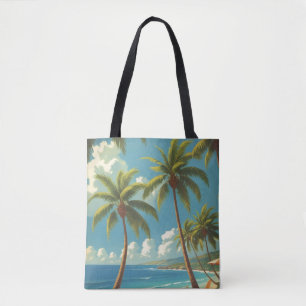 Bolsa Tote Vintage Style Havaiano Viagem Aloha Do Havaí