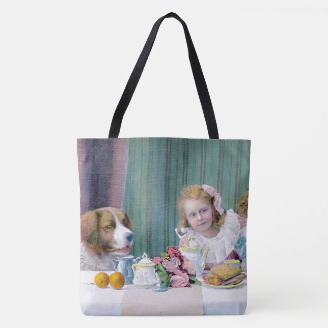 Bolsa Tote Vintage Tea Party (Frente)