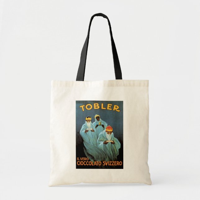 Bolsa Tote Vintage Tobler Chocolate Advertisement (Frente)