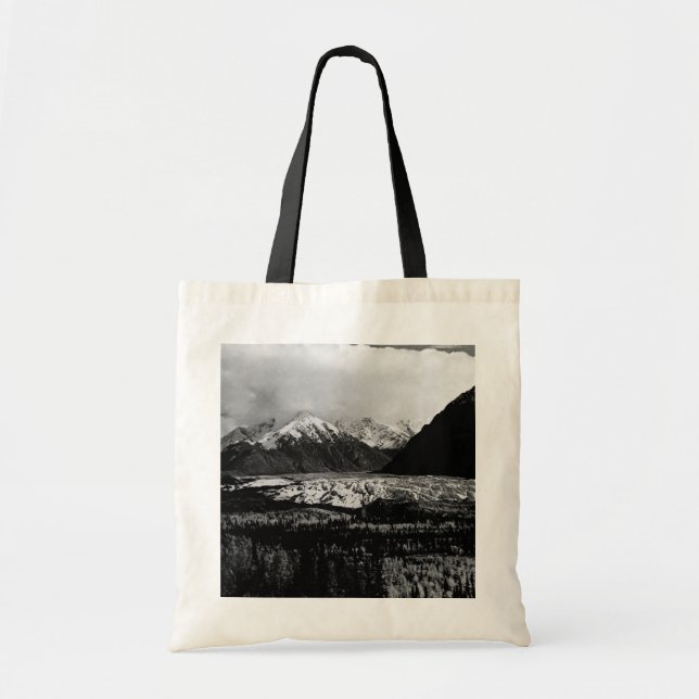 Bolsa Tote Vintage USA Alaska Matanuska glaciar (Frente)