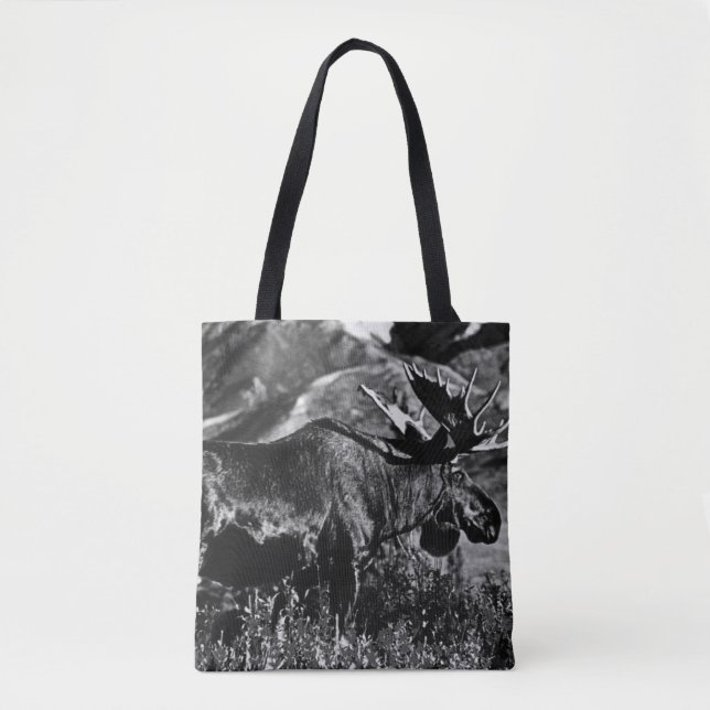 Bolsa Tote Vintage USA Mose-boi do Alasca (Frente)