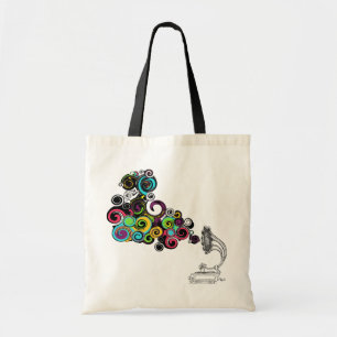 Bolsa Tote Vintage Victrola retro