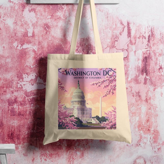 Bolsa Tote Vintage Washington D.C. (Criador carregado)