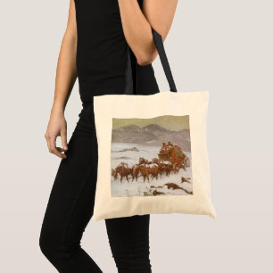 Bolsa Tote Vintage West, por que o correio foi atrasado por B