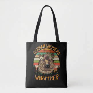 Bolsa Tote Vintage Whisperer de 9 German shepherd