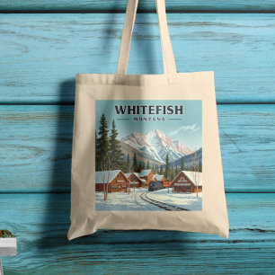 Bolsa Tote Vintage Whitefish Montana