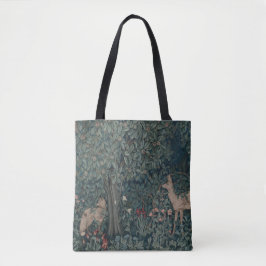 Bolsa Tote Vintage William Morris Greenery Animais Florestais
