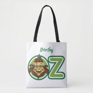 Bolsa Tote Vintage Wizard of Oz, Leão na Letra O