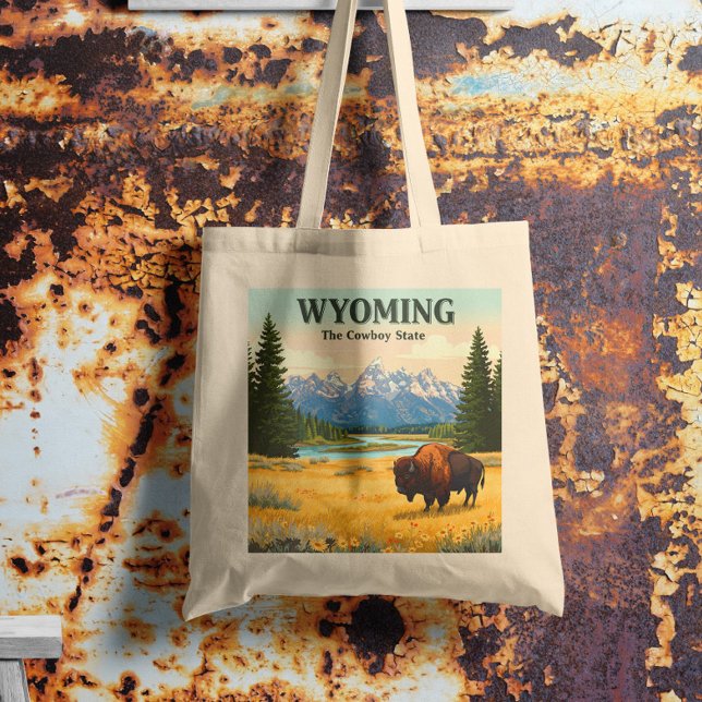 Bolsa Tote Vintage Wyoming (Criador carregado)