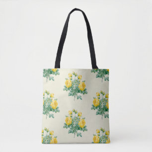 Bolsa Tote Vintage Yellow Rose Fine art