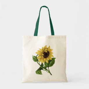 Bolsa Tote Vintage Yellow Sunflower