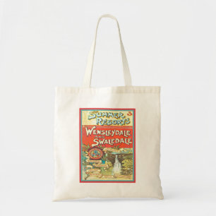 Bolsa Tote Vintage Yorkshire Railroad Tourist Guide Cobrir Ar