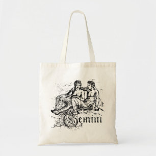 Bolsa Tote Vintage Zodiac Gemini
