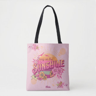 Bolsa Tote Vintagem de pré-disquete gráfico sunshine