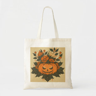 Bolsa Tote Vintagem/Dia das Bruxas/Queda/abóbora