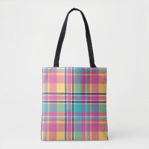 Bolsa Tote Vintagem Geométrica do Na moda de Colorfull do Pad