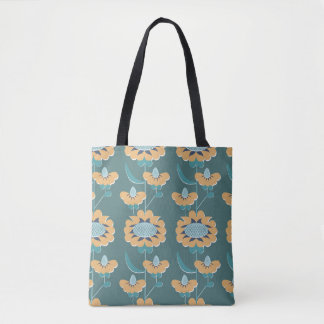 Bolsa Tote Vintagem Geométrica: Motif Náutico Têxtil