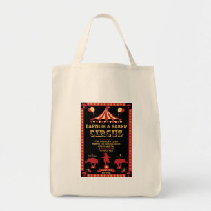 Bolsa Tote Vintages Originais Inspiraram Camisa-T de Circo