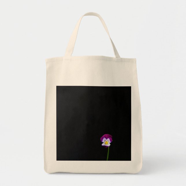 Bolsa Tote Violet Flower gtcna (Frente)
