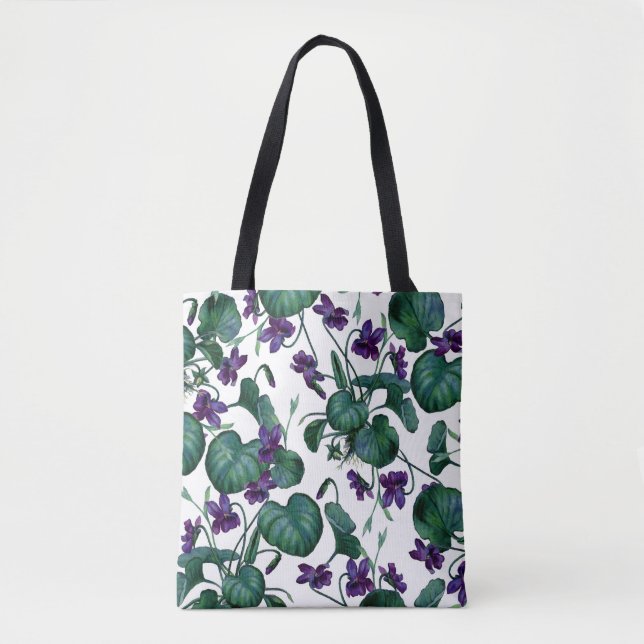 Bolsa Tote Violetas (Frente)
