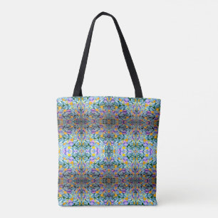 Bolsa Tote Violetas E Luzes