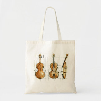 Bolsa Tote Violin Painting