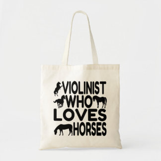 Bolsa Tote Violinista do trevo do cavalo