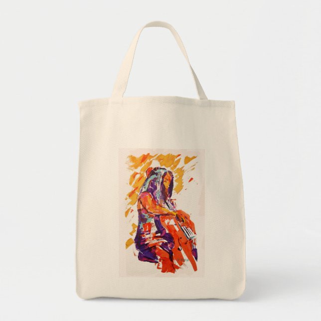 Bolsa Tote Violoncelista (Frente)