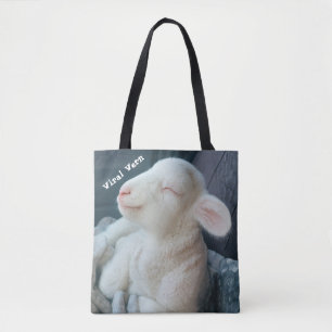 Bolsa Tote Viral Vern White Lamb Durável