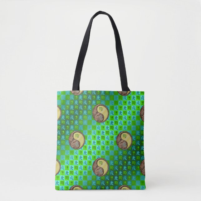 Bolsa Tote Virgem & Cão de Metal (Frente)