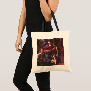 Bolsa Tote Virgem das Rochas de Leonardo da Vinci