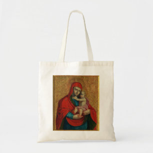 Bolsa Tote Virgem Maria e Menino Jesus por Jan Rombauer