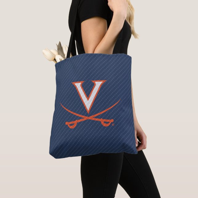 Bolsa Tote Virginia Cavaliers Fibra de Carbono (Close Up)