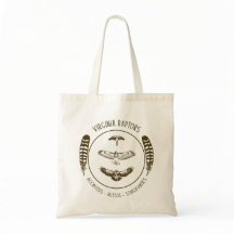 Virginia Raptores Natural Tote Bag