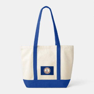 Bolsa Tote Virginia State Flag USA