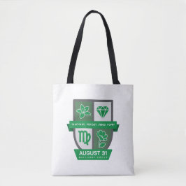 Bolsa Tote Virgo Crest de Aniversário™ para 23-31 de Agosto