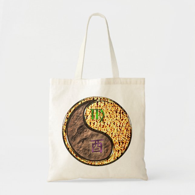 Bolsa Tote Virgo & Fire Rooster (Frente)