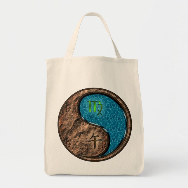 Bolsa Tote Virgo & Water Horse (Frente)