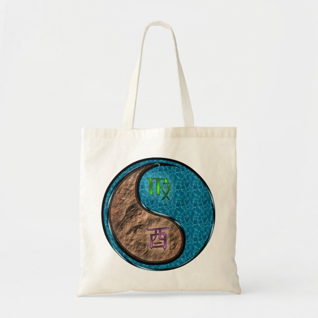 Bolsa Tote Virgo & Water Rooster (Frente)