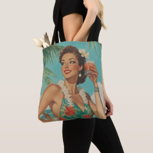 Bolsa Tote Vírgulas tropicais