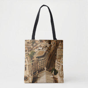 Bolsa Tote Visão panorâmica de Londres com arquitetura urbana